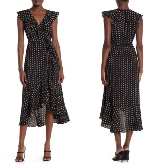 Max studio polka dot dress Clearance